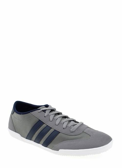 **ORIGINAL MENS ADIDAS NEO V TRAINER VS SNEAKERS**SIZE 12**GREY/NAVY/WHITE**BRAND NEW**